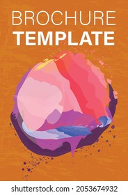 Plantilla de cubierta del folleto del vector. Resumen de antecedentes con espacio para copiar ideas inspiradoras y alentadoras que quieres compartir con tu audiencia.
