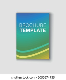 Vector brochure cover template. Abstract background with copy space for inspirational and encouraging thoughts that you want to share with your audience.