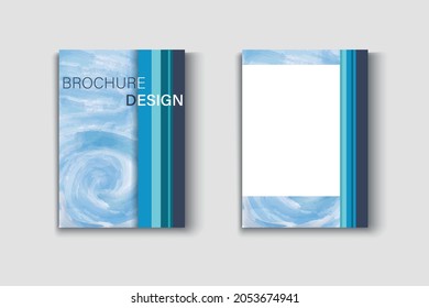 Vector brochure cover template. Abstract background with copy space for inspirational and encouraging thoughts that you want to share with your audience.