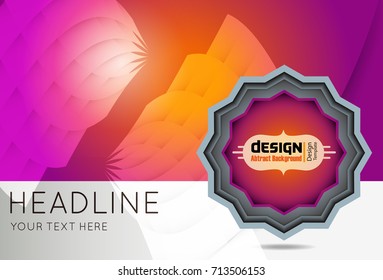 Vector brochure cover template with blurred city landscape. Business brochure cover design, flyer brochure cover, professional corporate brochure cover