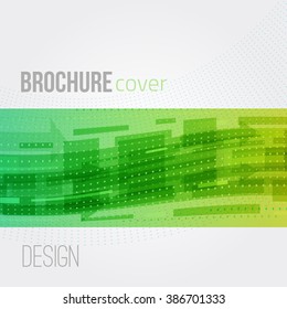 Vector brochure cover template with geometric abstract shapes. Business brochure cover design, flyer brochure cover, professional corporate brochure  cover.