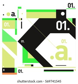 Vector Brochure design with letter A. Annual report vector illustration template. Corporate business catalog and magazine cover. Trendy Business with heads up style presentation graphic elements.