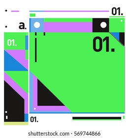 Vector Brochure design with letter A. Annual report vector illustration template. Corporate business catalog and magazine cover. Trendy Business with heads up style presentation graphic elements.