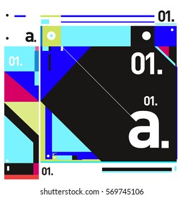 Vector Brochure design with letter A. Annual report vector illustration template. Corporate business catalog and magazine cover. Trendy Business with heads up style presentation graphic elements.