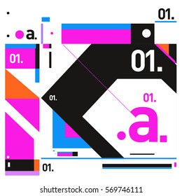 Vector Brochure design with letter A. Annual report vector illustration template. Corporate business catalog and magazine cover. Trendy Business with heads up style presentation graphic elements.