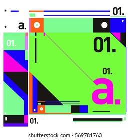 Vector Brochure design with letter A. Annual report vector illustration template. Corporate business catalog and magazine cover. Trendy Business with heads up style presentation graphic elements.