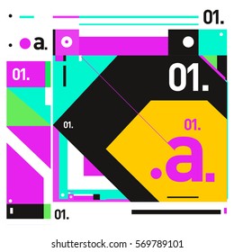 Vector Brochure design with letter A. Annual report vector illustration template. Corporate business catalog and magazine cover. Trendy Business with heads up style presentation graphic elements.
