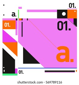 Vector Brochure design with letter A. Annual report vector illustration template. Corporate business catalog and magazine cover. Trendy Business with heads up style presentation graphic elements.