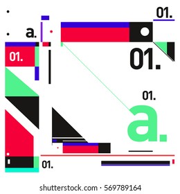 Vector Brochure design with letter A. Annual report vector illustration template. Corporate business catalog and magazine cover. Trendy Business with heads up style presentation graphic elements.