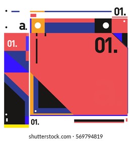 Vector Brochure design with letter A. Annual report vector illustration template. Corporate business catalog and magazine cover. Trendy Business with heads up style presentation graphic elements.