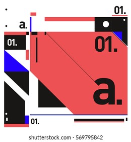 Vector Brochure design with letter A. Annual report vector illustration template. Corporate business catalog and magazine cover. Trendy Business with heads up style presentation graphic elements.