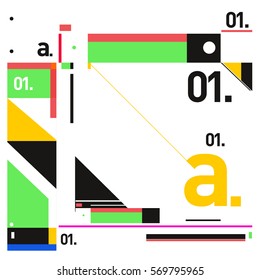 Vector Brochure design with letter A. Annual report vector illustration template. Corporate business catalog and magazine cover. Trendy Business with heads up style presentation graphic elements.