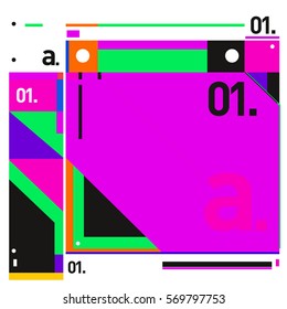 Vector Brochure design with letter A. Annual report vector illustration template. Corporate business catalog and magazine cover. Trendy Business with heads up style presentation graphic elements.