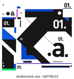 Vector Brochure design with letter A. Annual report vector illustration template. Corporate business catalog and magazine cover. Trendy Business with heads up style presentation graphic elements.