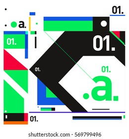 Vector Brochure design with letter A. Annual report vector illustration template. Corporate business catalog and magazine cover. Trendy Business with heads up style presentation graphic elements.