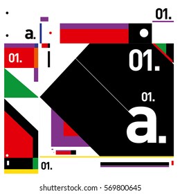 Vector Brochure design with letter A. Annual report vector illustration template. Corporate business catalog and magazine cover. Trendy Business with heads up style presentation graphic elements.