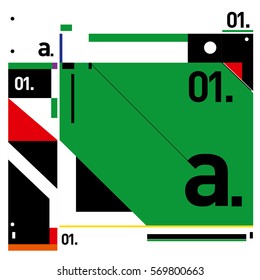 Vector Brochure design with letter A. Annual report vector illustration template. Corporate business catalog and magazine cover. Trendy Business with heads up style presentation graphic elements.
