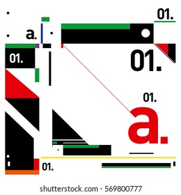 Vector Brochure design with letter A. Annual report vector illustration template. Corporate business catalog and magazine cover. Trendy Business with heads up style presentation graphic elements.