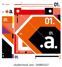 Vector Brochure design with letter A. Annual report vector illustration template. Corporate business catalog and magazine cover. Trendy Business with heads up style presentation graphic elements.