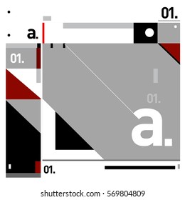 Vector Brochure design with letter A. Annual report vector illustration template. Corporate business catalog and magazine cover. Trendy Business with heads up style presentation graphic elements.
