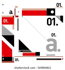 Vector Brochure design with letter A. Annual report vector illustration template. Corporate business catalog and magazine cover. Trendy Business with heads up style presentation graphic elements.
