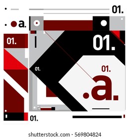 Vector Brochure design with letter A. Annual report vector illustration template. Corporate business catalog and magazine cover. Trendy Business with heads up style presentation graphic elements.