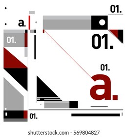 Vector Brochure design with letter A. Annual report vector illustration template. Corporate business catalog and magazine cover. Trendy Business with heads up style presentation graphic elements.