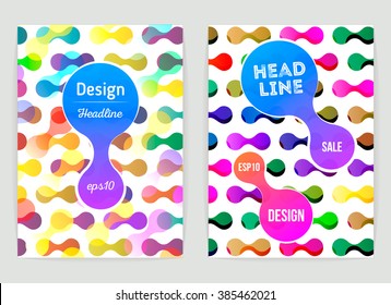 Vector brochure design template. Flyer, poster, banner, cover design. A4 size. Business abstract background with geometric abstract circle backgrounds. flyer modern template. Book design