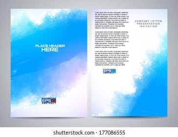 vector brochure design for your business
