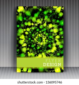 Vector brochure flyer or cover design business. Editable creative illustration.