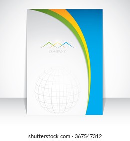Vector brochure, flyer, cover design