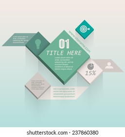 Vector brochure, flyer design, infographics element, website template