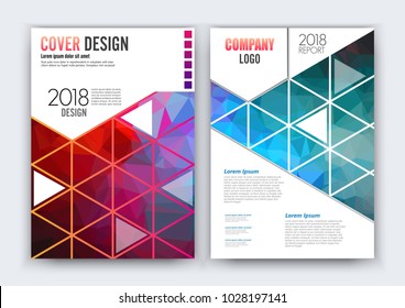 Vector Brochure Flyer design Layout template, size A4, Curve design, Elegant layout with space for text and images.