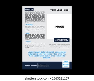 Vector Brochure Flyer Design Layout Template