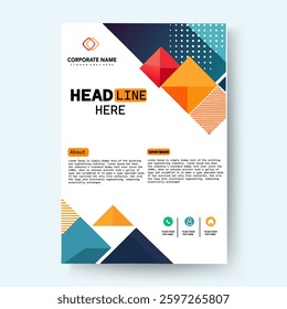 Vector Brochure Flyer design Layout template