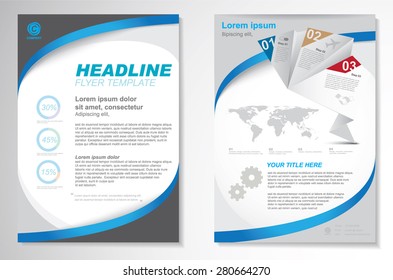 Vector Brochure Flyer Design Layout Template.infographic