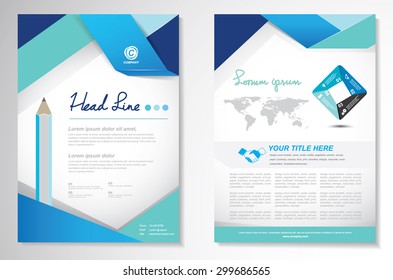 Vector Brochure Flyer design Layout template.infographic