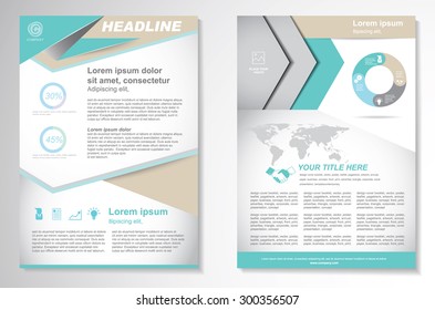 Vector Brochure Flyer design Layout template.infographic