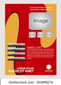 Vector Brochure Flyer design Layout template
