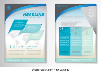 Vector Brochure Flyer design Layout template.infographic