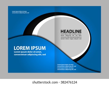 Vector Brochure Flyer design Layout template, size A4
