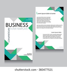 Vector Brochure Flyer design Layout template,Front page and back page
