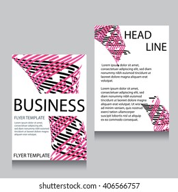 Vector Brochure Flyer design Layout template, Front page and back page, templates, website, Editable vector illustration, Abstract background, A4.