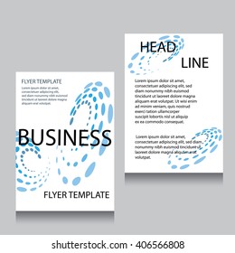 Vector Brochure Flyer design Layout template, Front page and back page, templates, website, Editable vector illustration, Abstract background, A4.