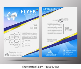Vector Brochure Flyer design Layout template. infographic