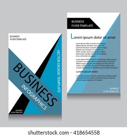 Vector Brochure Flyer design Layout template, Front page and back page, templates, website, Editable vector illustration, Abstract background, A4.
