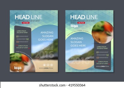 Vector Brochure Flyer design Layout template in A4 size,book cover layout design,company profile template
