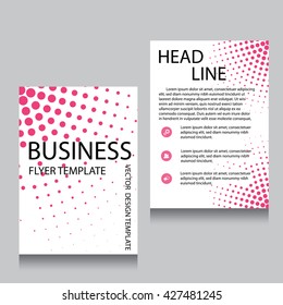 Vector Brochure Flyer design Layout template, Front page and back page, templates, website, Editable vector illustration, Abstract background, A4.
