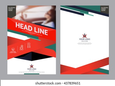 Vector Brochure Flyer design Layout template. infographic
