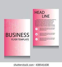 Vector Brochure Flyer design Layout template, Front page and back page, templates, website, Editable vector illustration, Abstract background, A4.